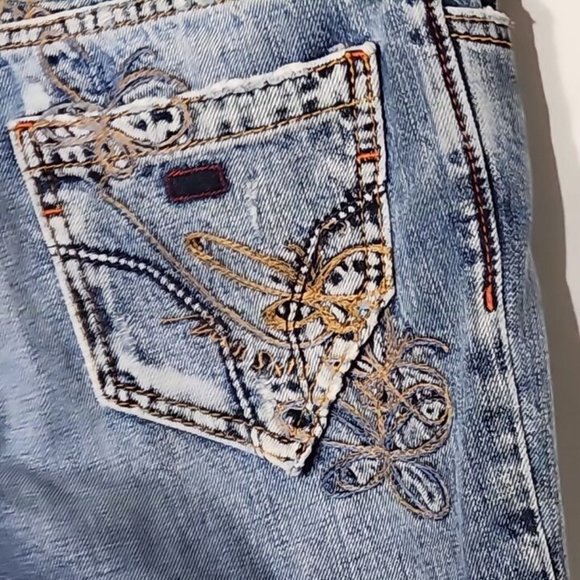 Miss Sixty 60 Low Rise Boot Cut Leg Made In Italy Y2K 90s Jeans 30x29 - Picture 7 of 12